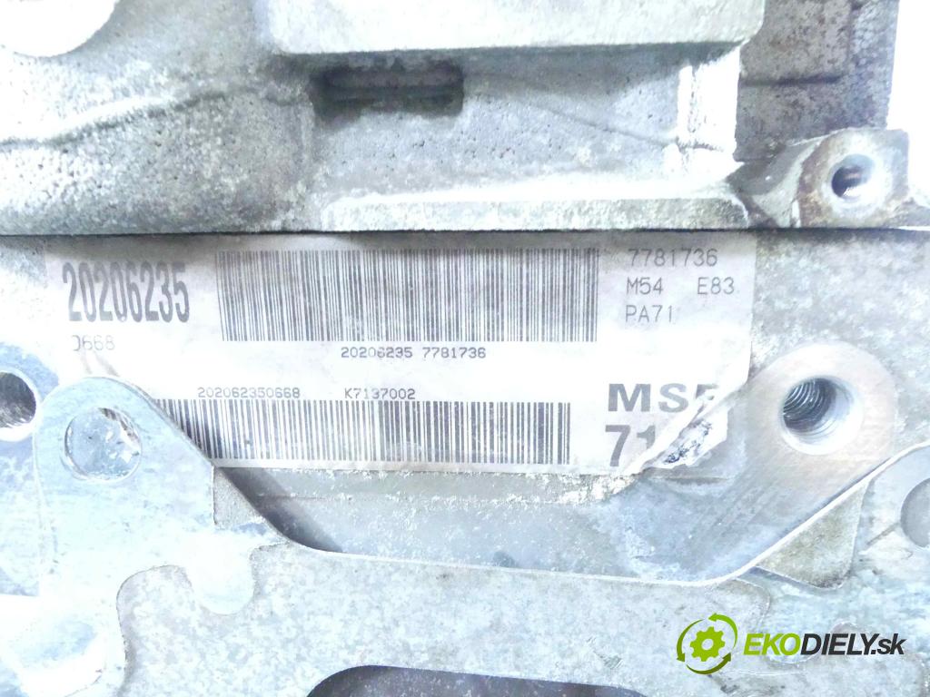 Bmw X3 E83 2003-2010 2.5 192 HP automatic 141 kW 2494 cm3 5- motor benzín: M54B25