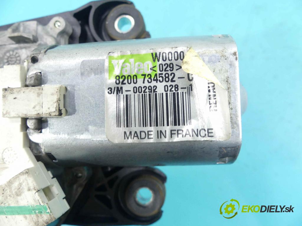 Dacia Duster I 2010-2018 1.5 dci 107 HP manual 79 kW 1461 cm3 5- motor stieračov zadné 8200734582