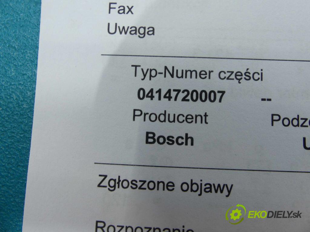 Vw Passat B5 1995-2005 1.9 tdi 116 HP manual 85 kW 1896 cm3 5- vstrekovacie čerpadlo 0414720007 (Vstrekovače)