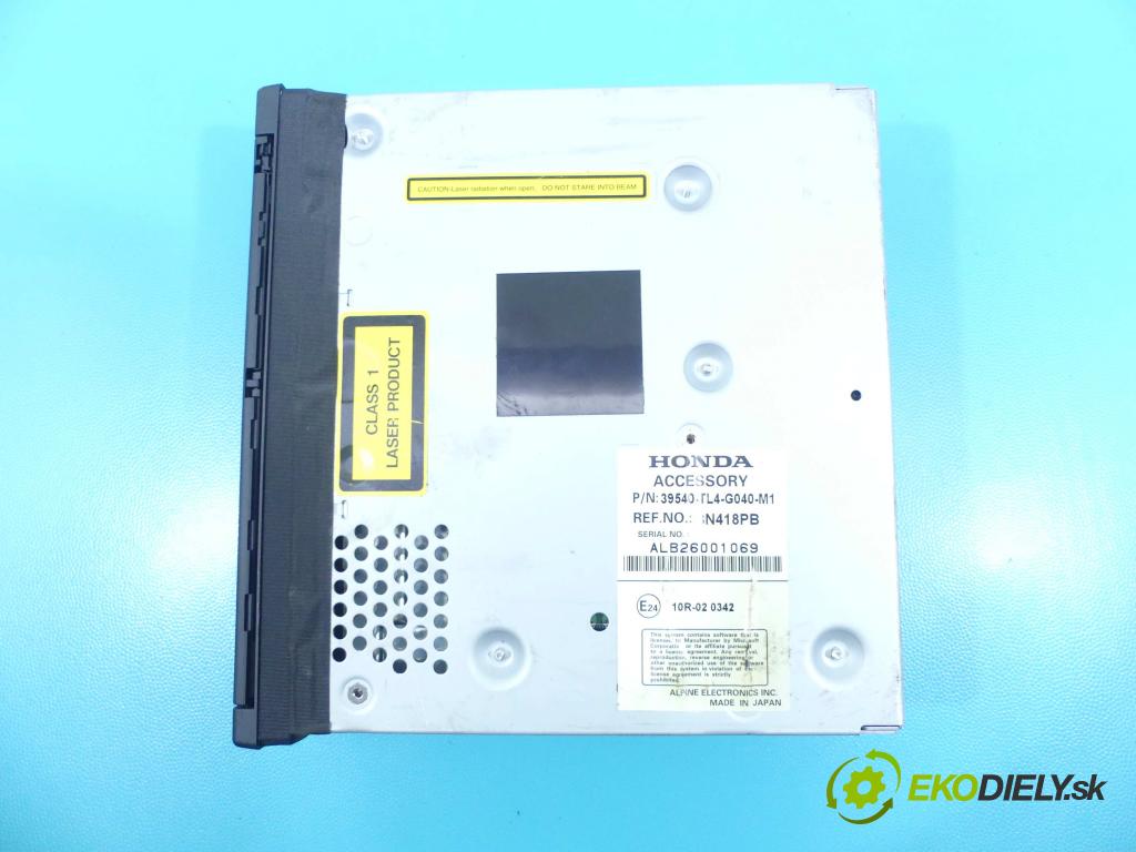Honda Accord VIII 2008-2015 2.0 VTEC 156 HP manual 115 kW 1997 cm3 5- Menič: cd 39540-TL4-G040-M1 (CD meniče)