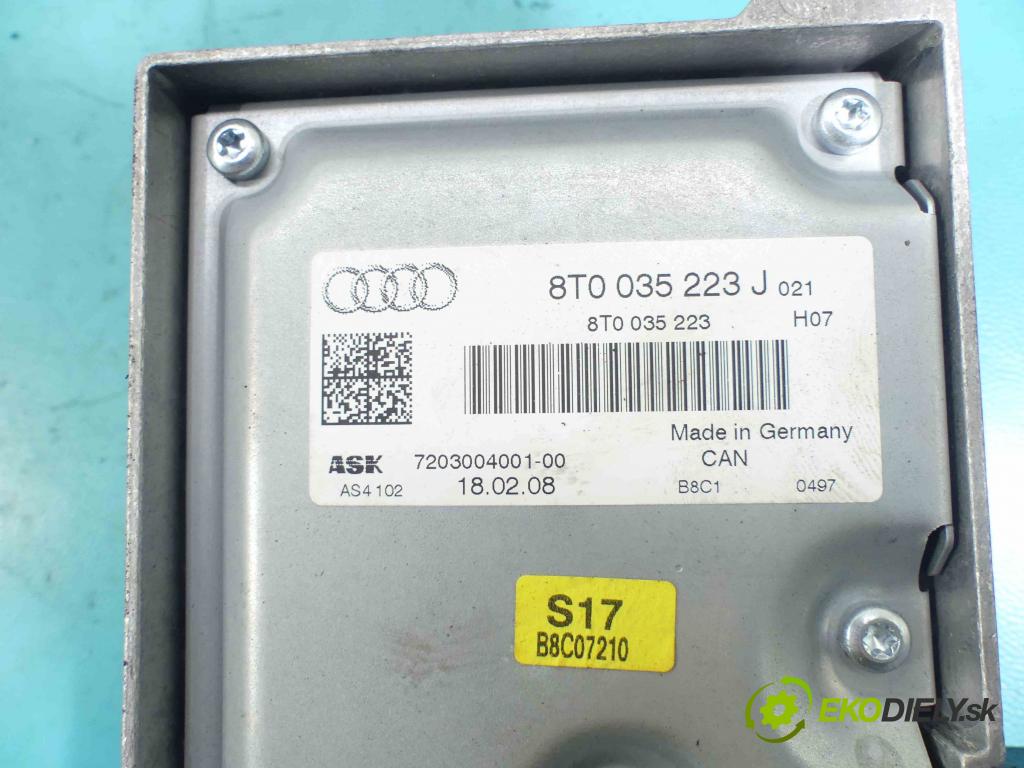 Audi A5 2007-2016 1.8 TFSI 170 HP manual 125 kW 1798 cm3 2- Zesilovač: 8T0035223J (Zosilňovače)