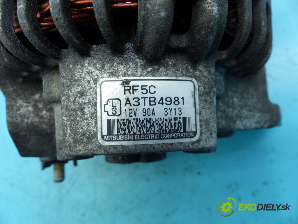 Mazda 6 I GG 2002-2007 2.0 citd 121KM manual 89 kW 1998 cm3 5- Alternator A3TB4981 (Alternátory)