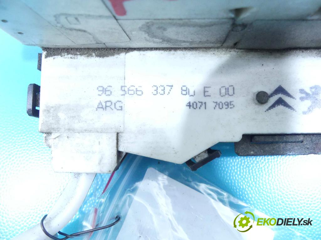 Peugeot 407 2.0 16v 136hp manual 100 kW 1997 cm3 4- zámek zadní levý 9656633780E