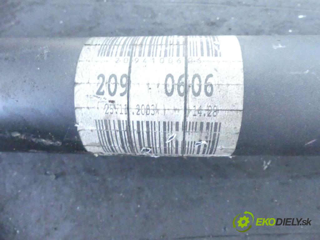 Mercedes C W203 2000-2007 1.8 kompresor 143 HP automatic 105 kW 1796 cm3 5- Hřídel: jízda: 2090606 (Kardaňové hriadele)