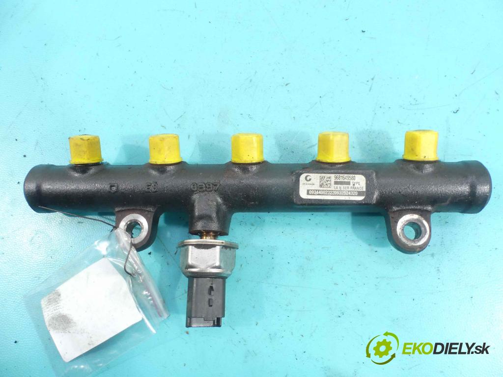 Ford Mondeo Mk4 2007-2014 2.0 tdci 140 HP manual 103 kW 1997 cm3 5- lišta vstrekovacia 9681649580 (Vstrekovacie lišty)
