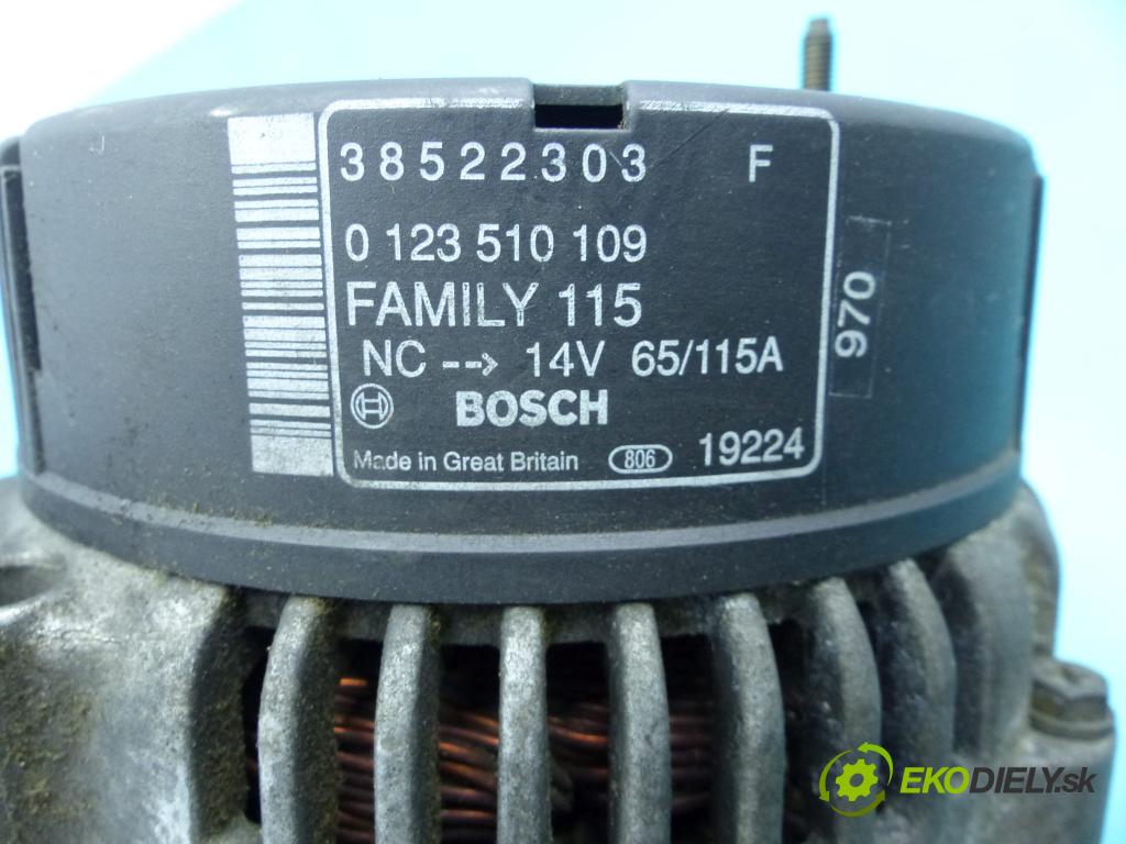 Chrysler Voyager III 1995-2000 2.5 td 116 HP manual 85 kW 2499 cm3 5- Alternator 0123510109 (Alternátory)