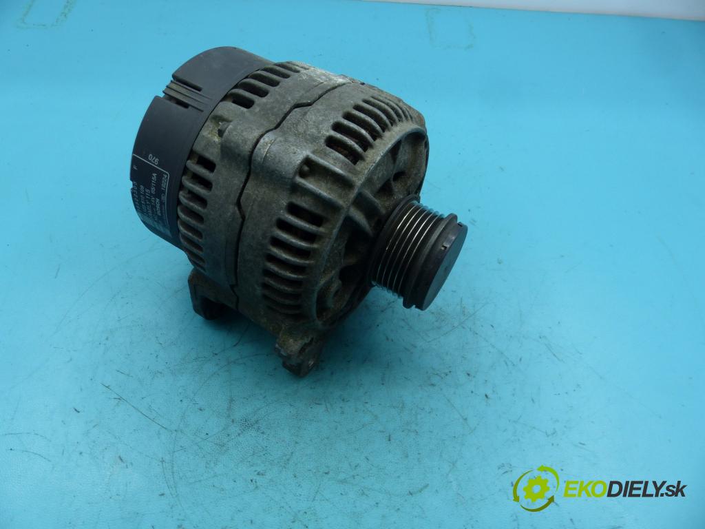 Chrysler Voyager III 1995-2000 2.5 td 116 HP manual 85 kW 2499 cm3 5- Alternator 0123510109 (Alternátory)