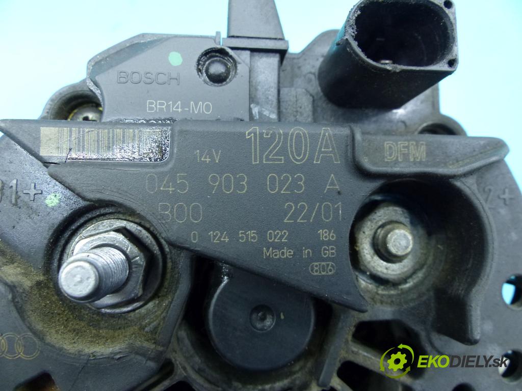Seat Arosa 1.4 tdi 75 HP manual 55 kW 1422 cm3 3- Alternator 0124515022 (Alternátory)