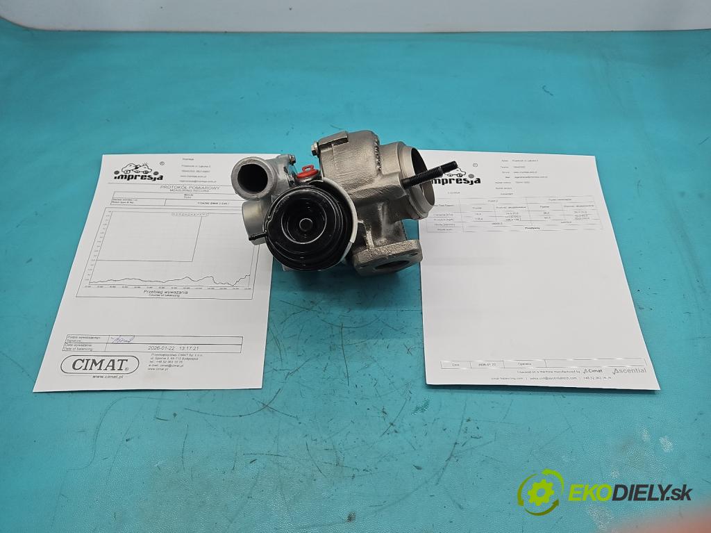 Bmw 3 E46 1998-2007 2.0d 136 HP manual 100 kW 1951 cm3 4- turbodúchadlo, turbo repasovaná 700447-3