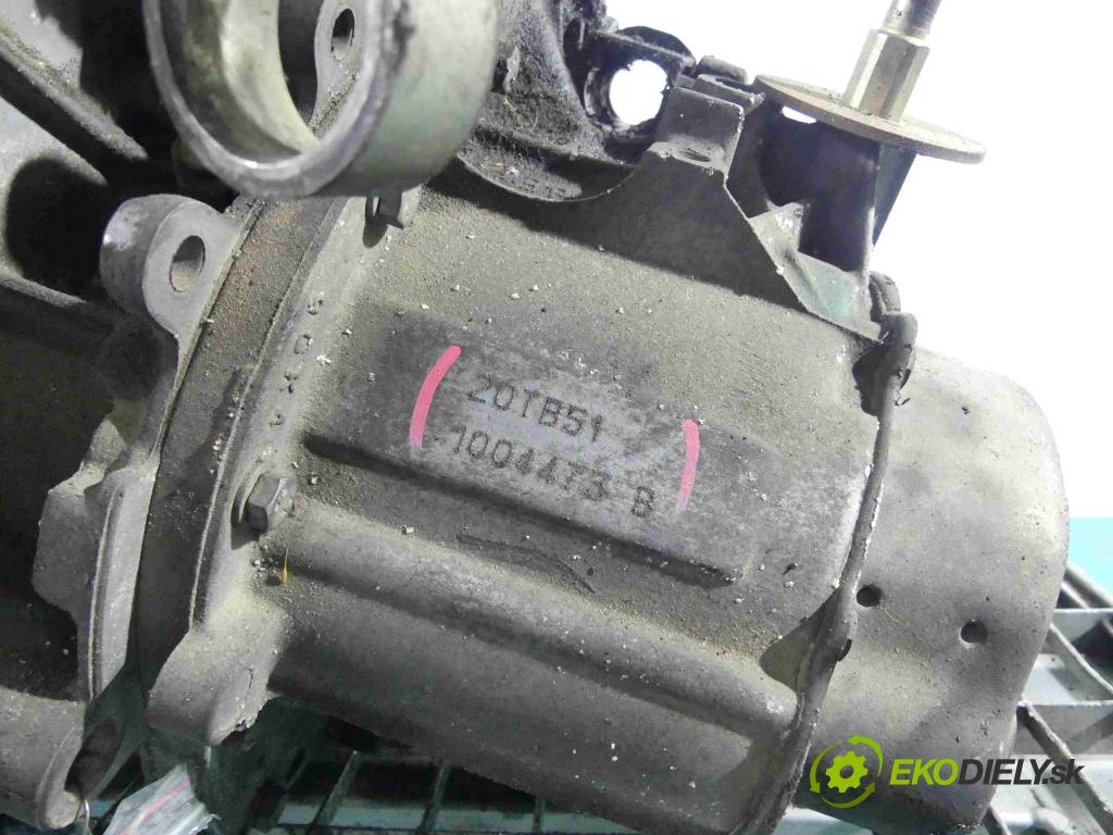 Citroen Xsara I 1997-2000 2.0 hdi 90 HP manual 66 kW 1997 cm3 5- prevodovka stupeň,rýchlosť manual 20TB51