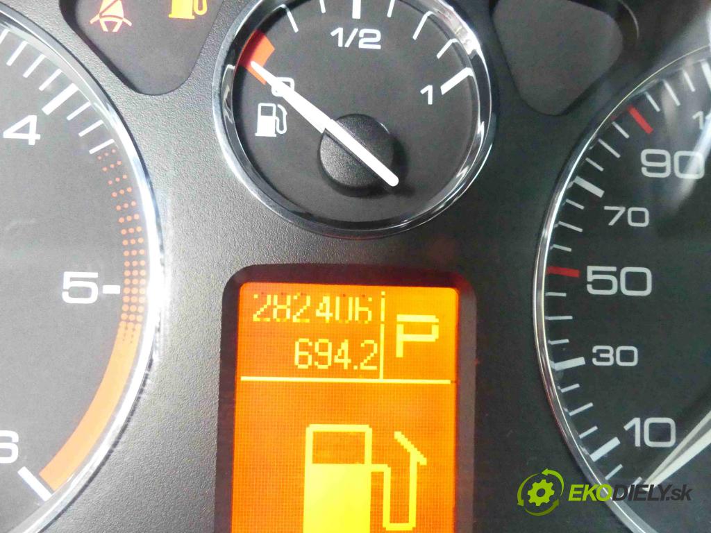 Peugeot 407 2.0 HDi 136 HP automatic 100 kW 1997 cm3 5- prístrojovka/ budíky 9646283280 (Prístrojové dosky, displeje)