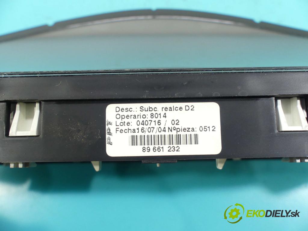 Peugeot 407 2.0 HDi 136 HP automatic 100 kW 1997 cm3 5- prístrojovka/ budíky 9646283280 (Prístrojové dosky, displeje)