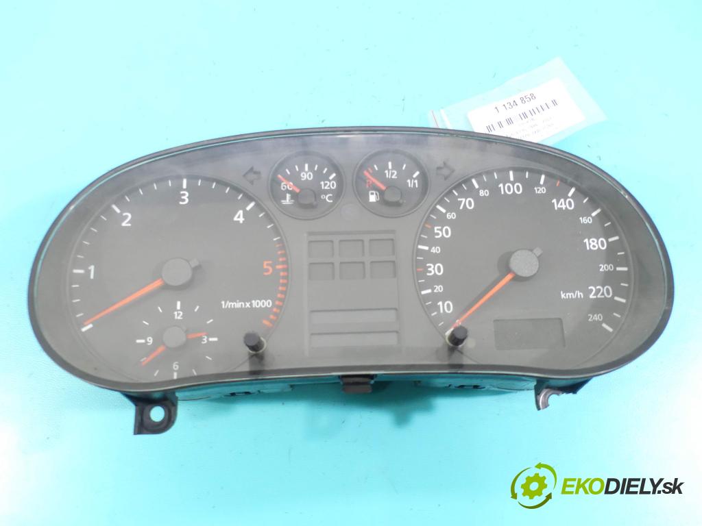 Audi A3 8L 1996-2003 1.9 tdi 110 HP manual 81 kW 1896 cm3 3- prístrojovka/ budíky 8L0919860D (Prístrojové dosky, displeje)