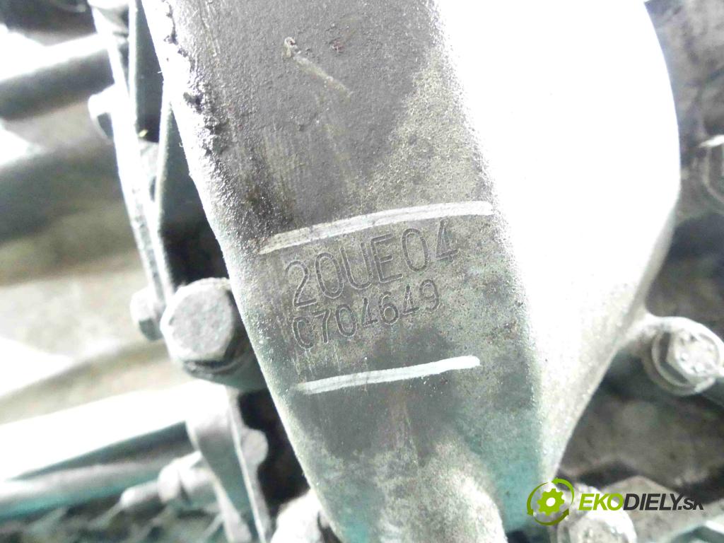 Peugeot 607 2.2 16v 160 HP manual 118 kW 2231 cm3 4- prevodovka stupeň,rýchlosť manual 20UE04