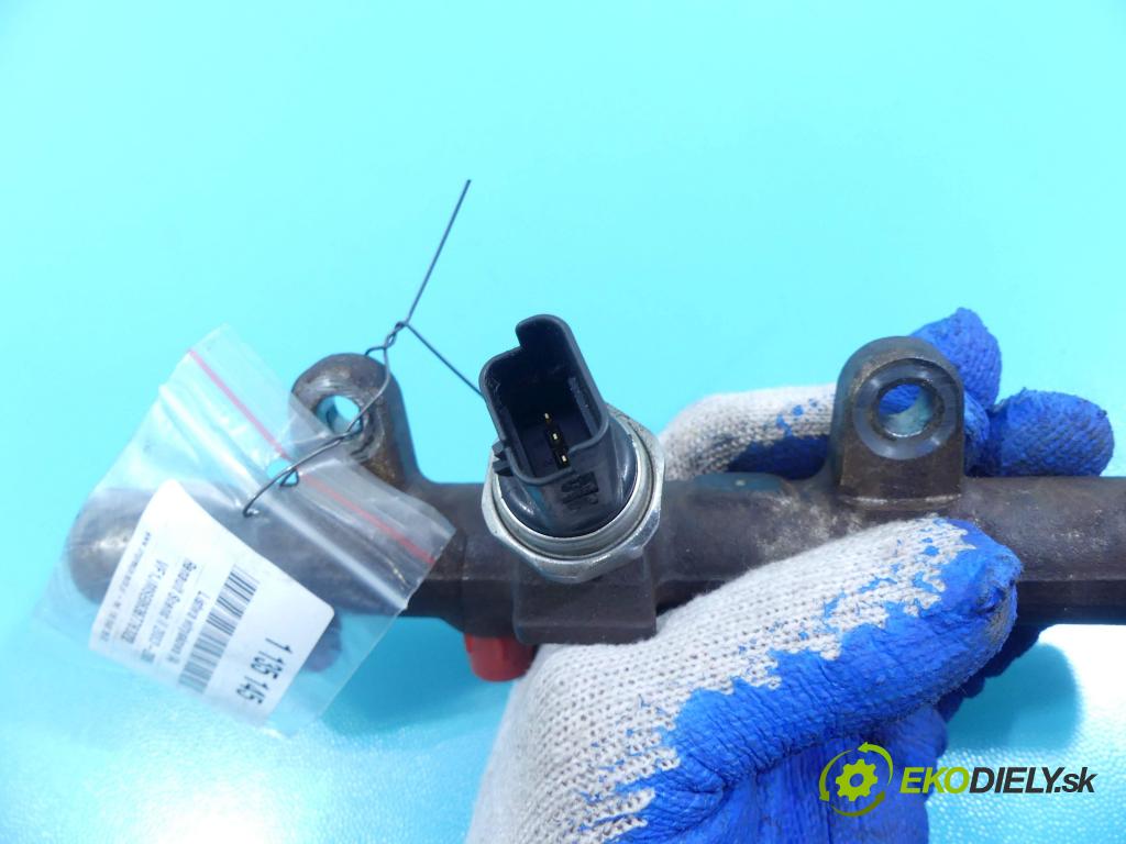 Renault Scenic II 2003-2009 1.5 dci 106 HP manual 78 kW 1461 cm3 5- lišta vstrekovacia  (Vstrekovacie lišty)