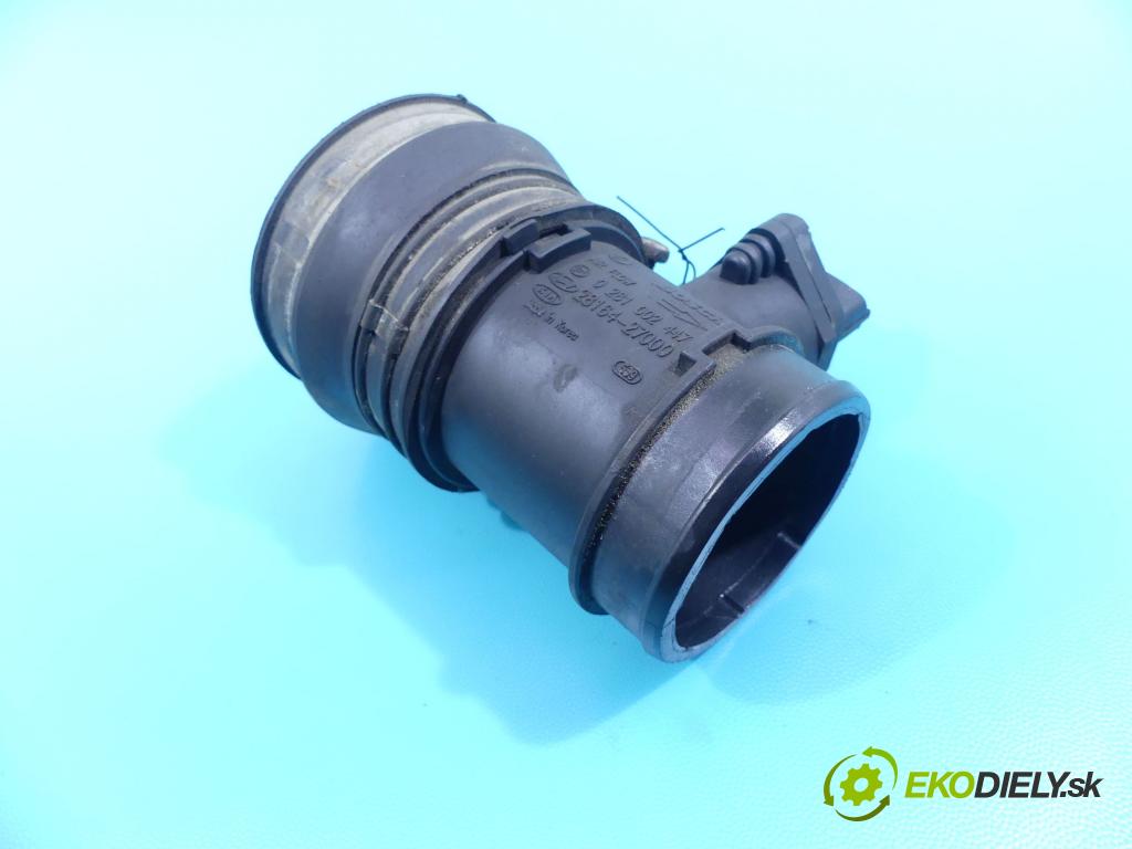 Hyundai Trajet 2.0 crdi 113 HP manual 83 kW 1991 cm3 5- průtokoměr: 0281002447 (Váhy vzduchu)