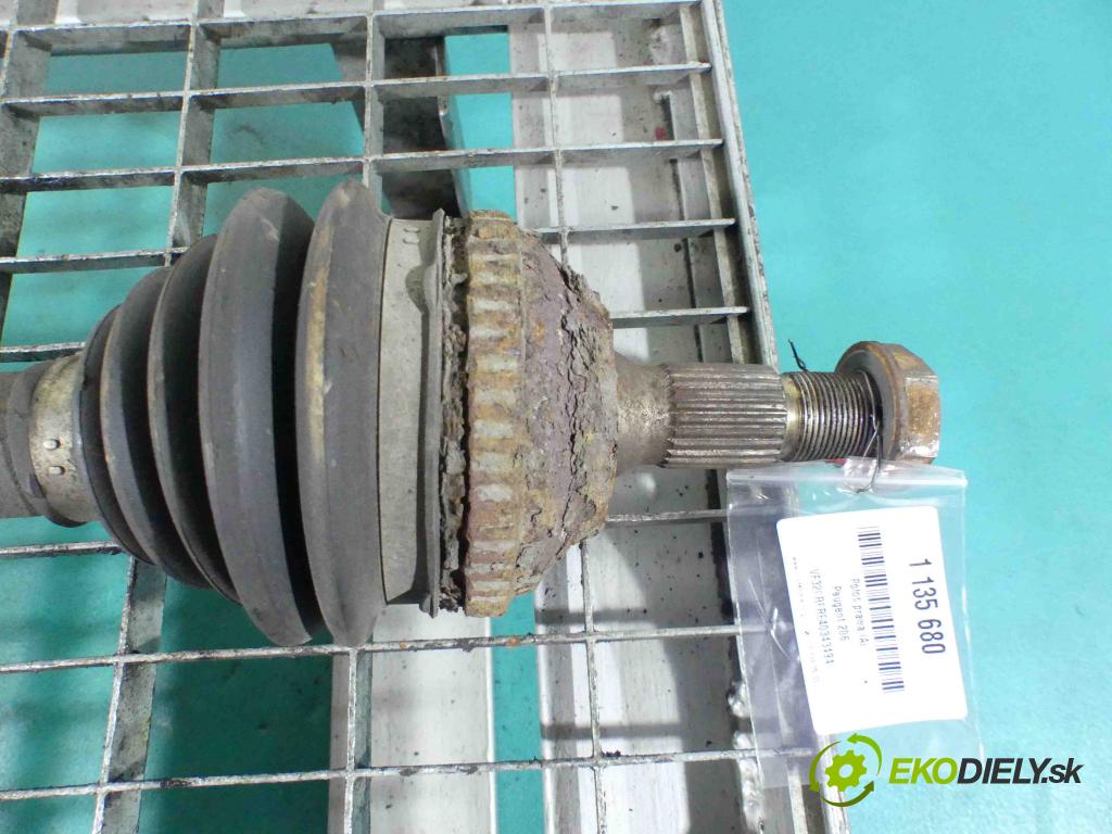 Peugeot 206 2.0 16v 135 HP manual 99 kW 1997 cm3 3- poloos pravé  (Poloosy)