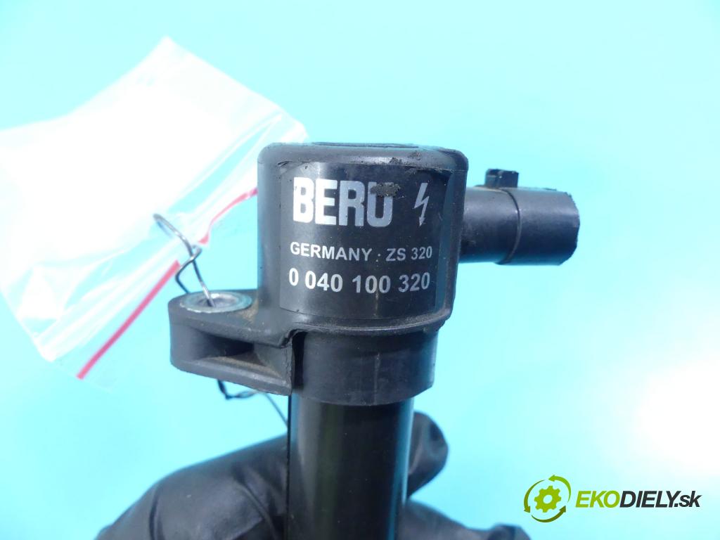 Fiat Stilo 1.6 16v 103 HP manual 76 kW 1596 cm3 3- cievka zapaľovacia 0040100320 (Zapaľovacie cievky, moduly)