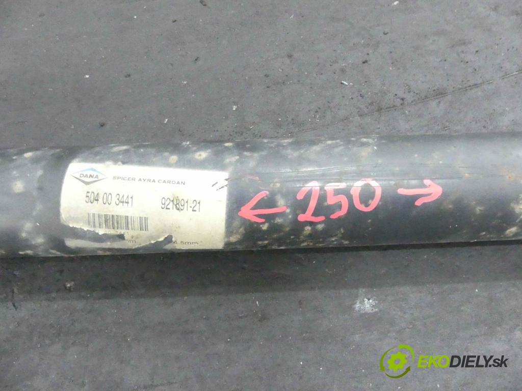 Iveco Daily IV 2006-2011 2.3 HPI 95 HP manual 70 kW 2287 cm3 5- Hřídel: jízda: 504003441 (Kardaňové hriadele)