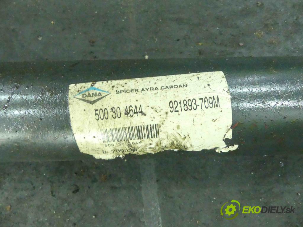 Iveco Daily IV 2006-2011 2.3 HPI 95 HP manual 70 kW 2287 cm3 5- Hřídel: jízda: 504003441 (Kardaňové hriadele)