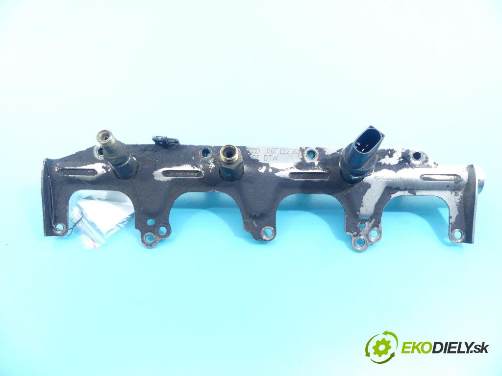 Vw Passat B6 2005-2010 2.0 TFSI 200 HP automatic 147 kW 1984 cm3 4- lišta vstrekovacia 06F133317 (Vstrekovacie lišty)