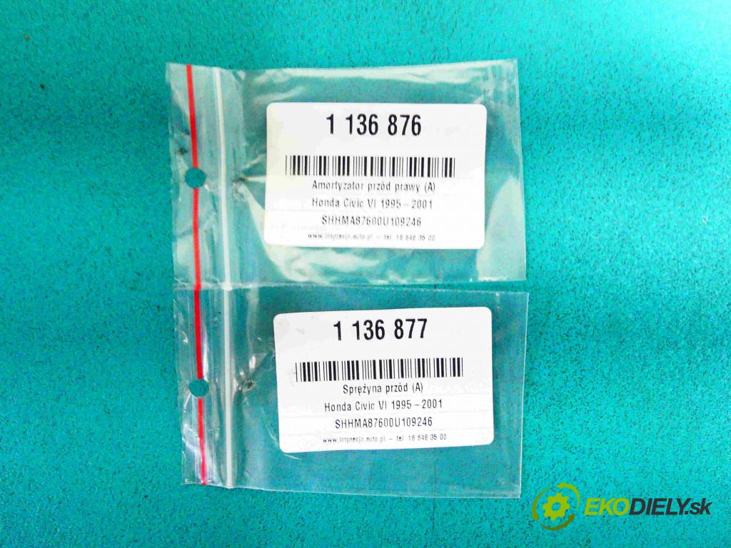 Honda Civic VI 1995-2001 1.4 16v 90 hp manual 66 kW 1396 cm3 5- pružina přední