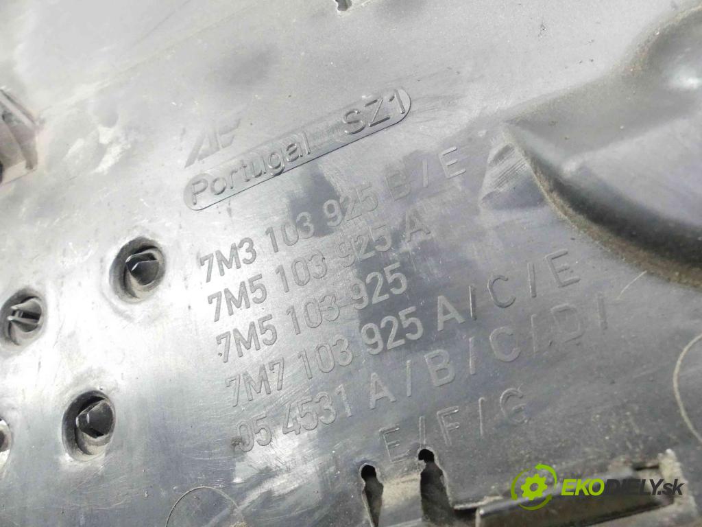 Seat Alhambra I 1996-2010 1.9 tdi 116 hp manual 85 kW 1896 cm3 5- kryt motoru horní 7M3103925B/E