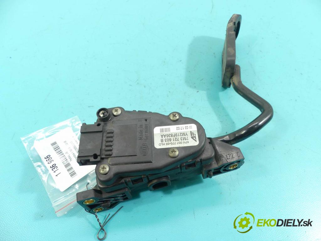 Seat Alhambra I 1996-2010 1.9 tdi 116 HP manual 85 kW 1896 cm3 5- pedále 6PV007770-03 (Pedále)