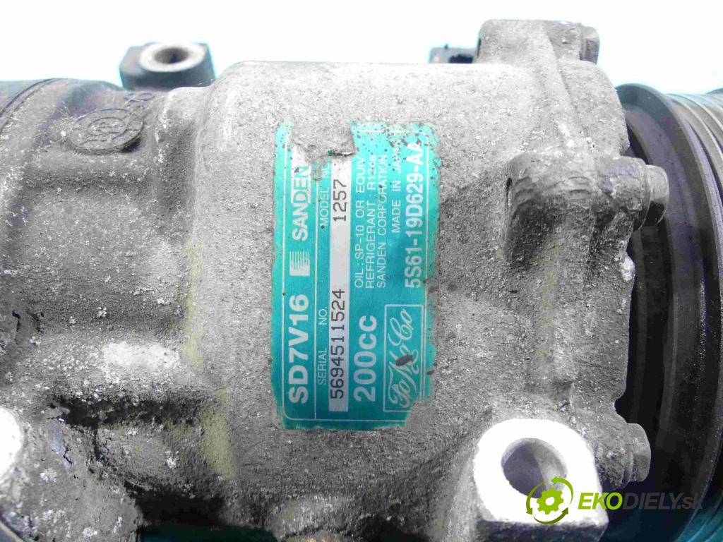 Ford Fiesta Mk6 2002-2008 1.6 tdci 90 HP manual 66 kW 1560 cm3 3- čerpadlo klimatizácie 5S61-19D629-AA