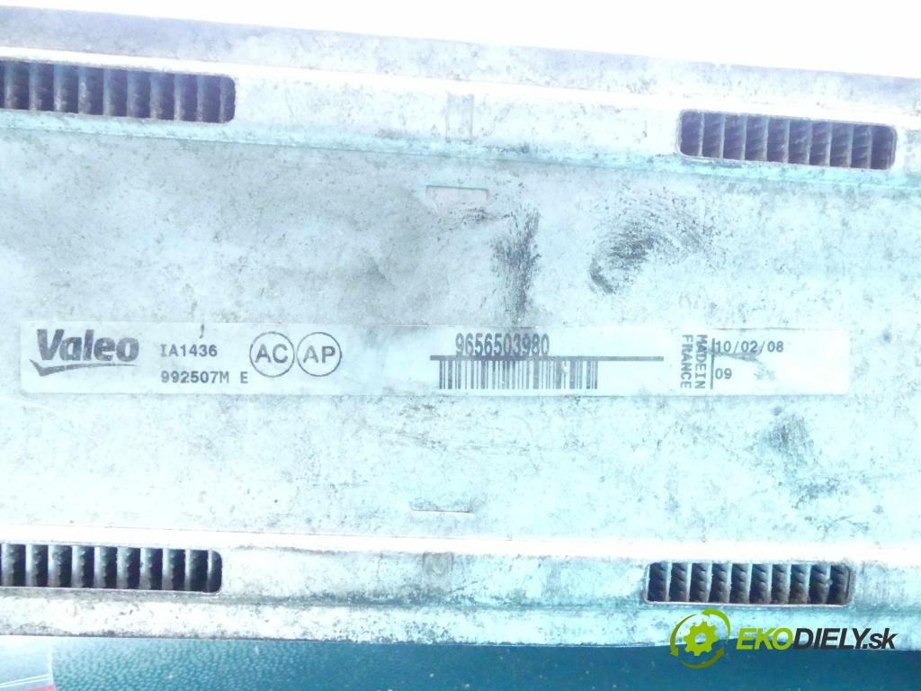 Citroen C4 Grand picasso 1.6 hdi 109 hp manual 80 kW 1560 cm3 5- Intercooler 9656503980 (Chladiče nasávaného vzduchu (intercoolery))