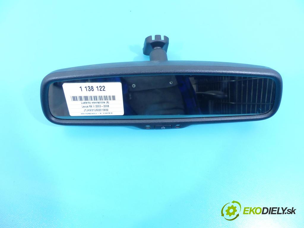 Lexus RX II 2003-2008 3.3 V6 211KM automatic 155 kW 3311 cm3 5- zpětné zrcátko vnitřní  (Světla vnitřní)