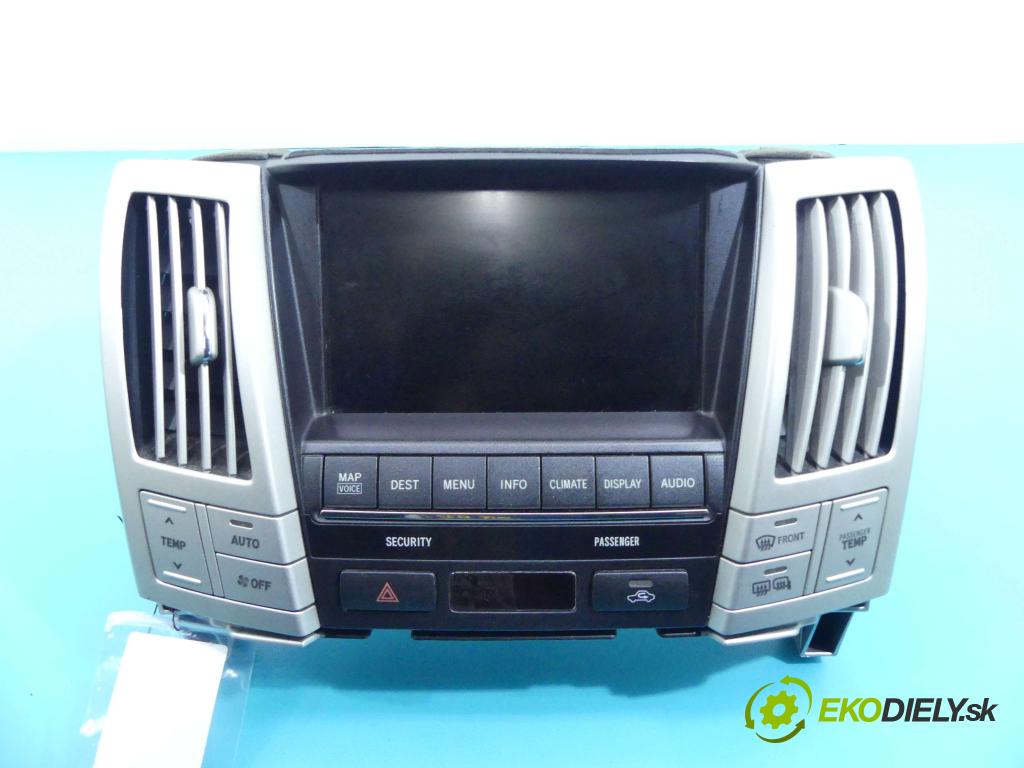 Lexus RX II 2003-2008 3.3 V6 211KM automatic 155 kW 3311 cm3 5- Zobrazit: 86110-48400 (Prístrojové dosky, displeje)