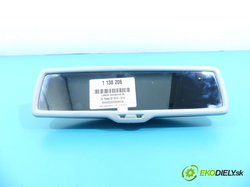 Vw Passat B7 2010-2014 2.0 tdi 140 hp manual 103 kW 1968 cm3 5- zpětné zrcátko vnitřní  (Světla vnitřní)