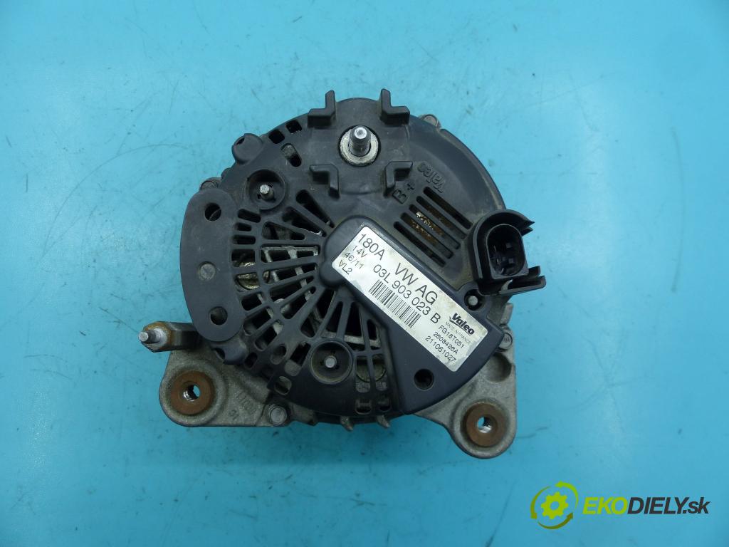Vw Passat B7 2010-2014 2.0 tdi 140 HP manual 103 kW 1968 cm3 5- Alternator 03L903023B (Alternátory)