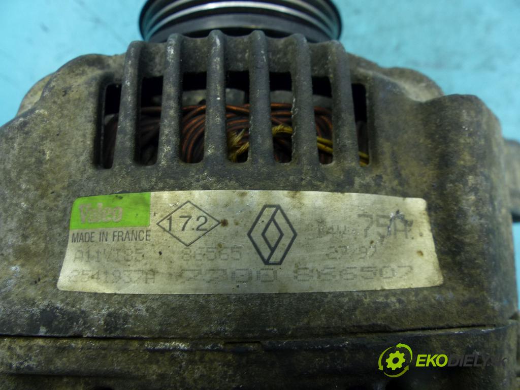 Renault Scenic I 1996-2003 1.6 90 HP manual 66 kW 1598 cm3 5- Alternator 7700866507 (Alternátory)