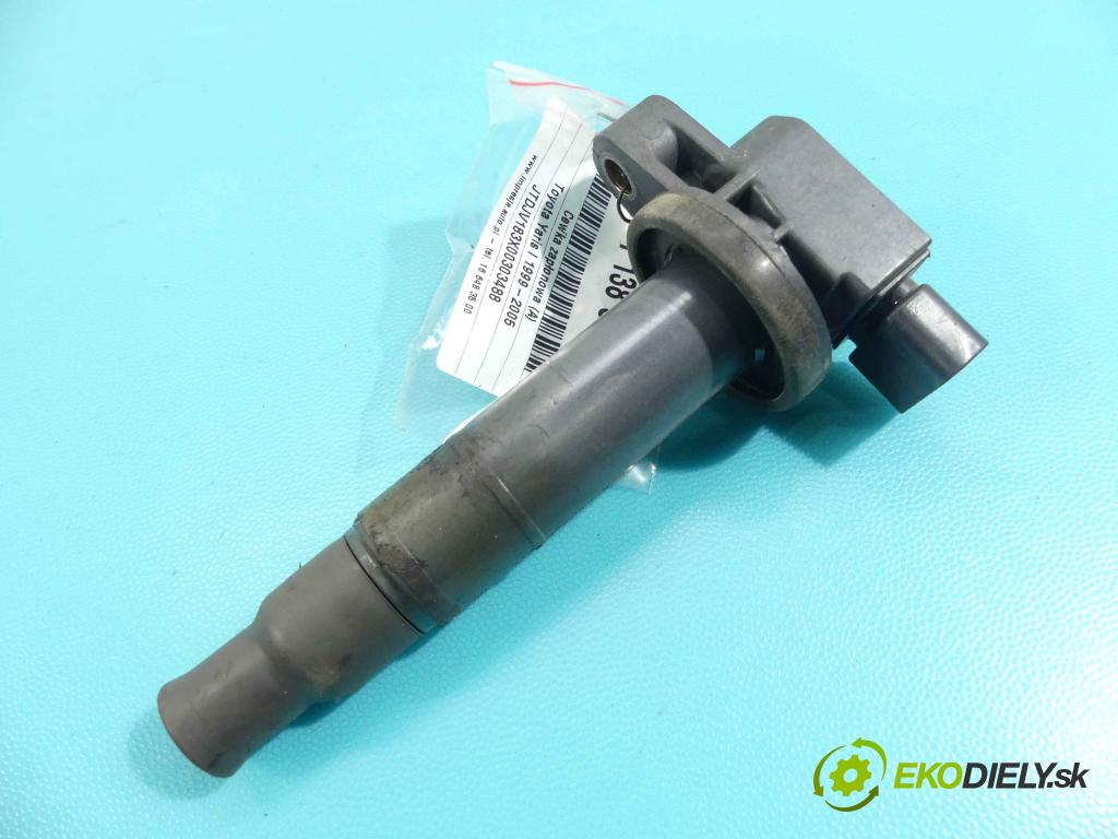 Toyota Yaris I 1999-2005 1.0 vvti 68 HP manual 50 kW 998 cm3 3- cievka zapaľovacia 90919-02240 (Zapaľovacie cievky, moduly)