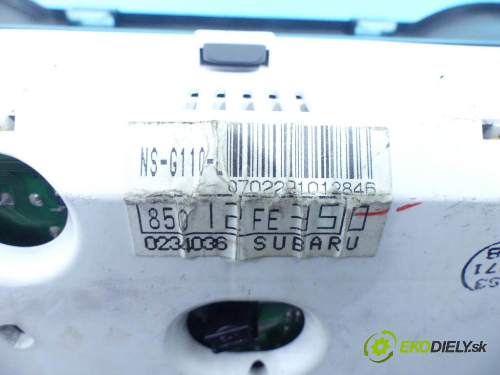 Subaru Impreza II GD 2000-2007 2.0 boxer 125 HP manual 92 kW 1994 cm3 5- prístrojovka/ budíky 85012FE350 (Prístrojové dosky, displeje)