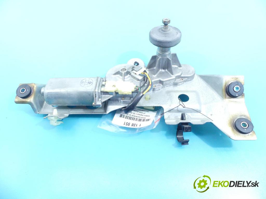 Subaru Impreza II GD 2000-2007 2.0 boxer 125 HP manual 92 kW 1994 cm3 5- motor stieračov zadné