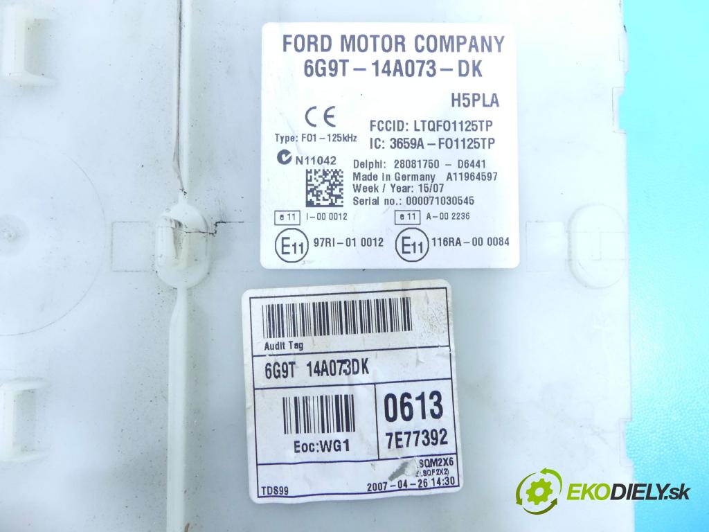 Ford S-max 2.0 tdci 140 HP manual 103 kW 1997 cm3 5- modul riadiaca jednotka 6G9T-14A073-DK (Ostatné)