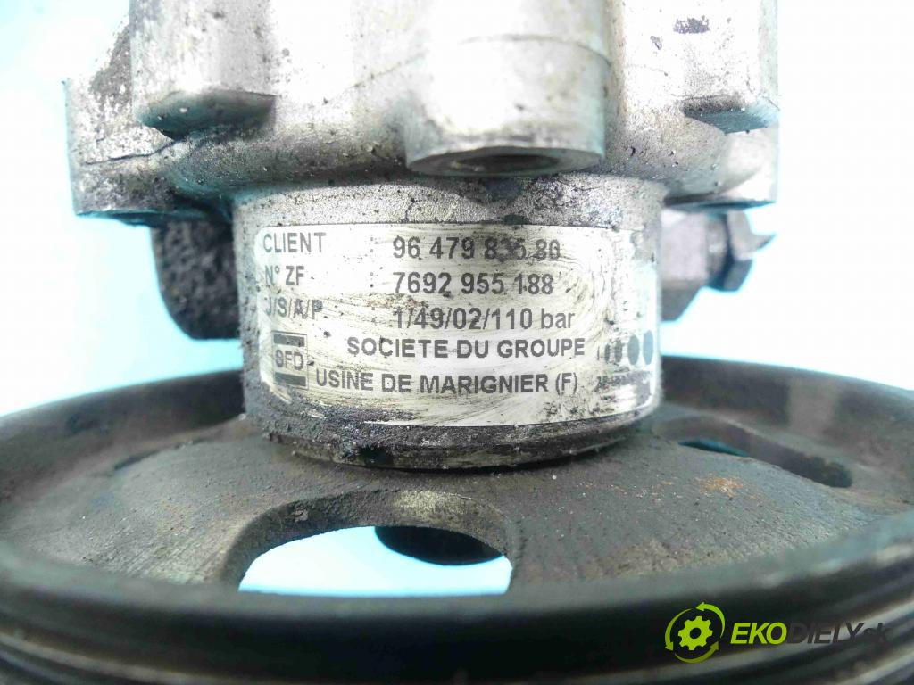 Fiat Ulysse II 2002-2010 2.2 jtd 128 HP manual 94 kW 2179 cm3 5- čerpadlo posilovač 9647983580 (Servočerpadlá, pumpy riadenia)