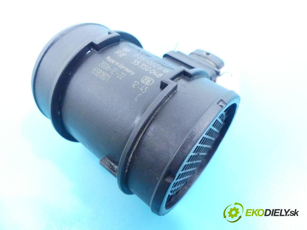 Opel Astra III 2004-2014 1,3.0 cdti 90 HP manual 66 kW 1248 cm3 5- průtokoměr: 0281002618 (Váhy vzduchu)