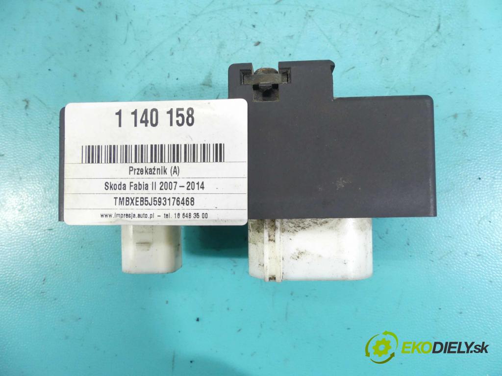 Skoda Fabia II 2007-2014 1.4 tdi 69KM manual 51 kW 1422 cm3 5- Relé: 1J0919506M (Relé)