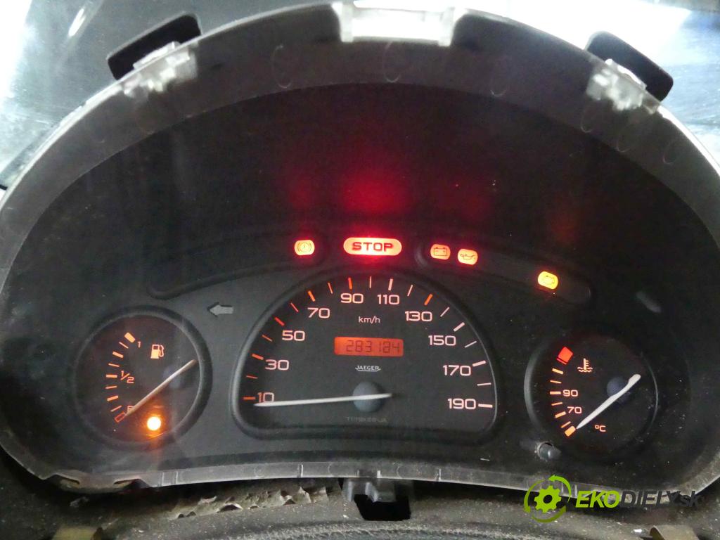 Peugeot 206 1.1 60 HP manual 44 kW 1124 cm3 3- prístrojovka/ budíky 9634960980 (Prístrojové dosky, displeje)