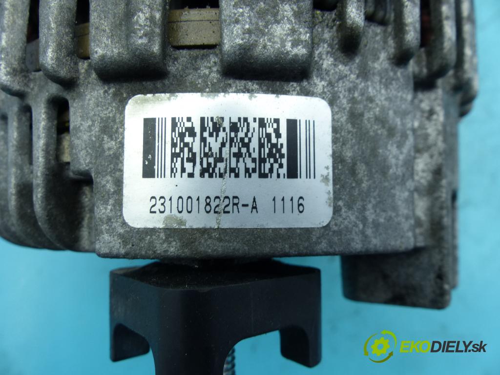 Renault Master III 2010-2019 2.3 dci 125 hp manual 92 kW 2299 cm3 5- Alternator 231001822R (Alternátory)