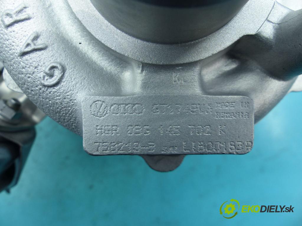 Audi A4 B5 1994-2001 1.9 tdi 110 hp manual 81 kW 1896 cm3 5- Turbodmychadlo 758219-3 (Turbodúchadla (kompletní))