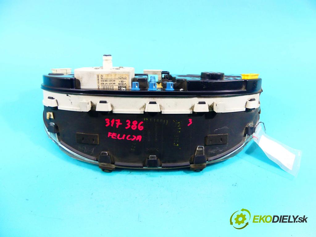 Skoda Felicia 1.6 75 hp manual 55 kW 1598 cm3 5- Přístrojová deska 6U0919033J (Přístrojové desky, displeje)