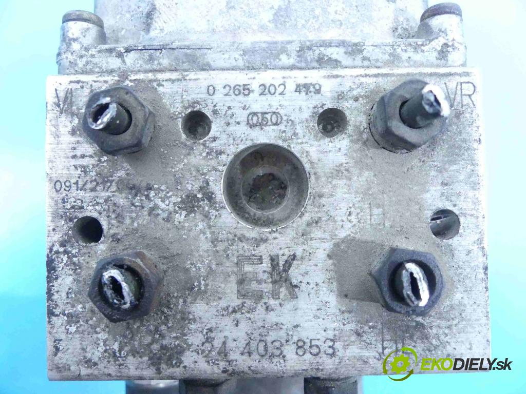 Opel Zafira A 1999-2005 2.2 16v 147 HP manual 108 kW 2198 cm3 5- čerpadlo abs 0265202479 (Pumpy ABS)