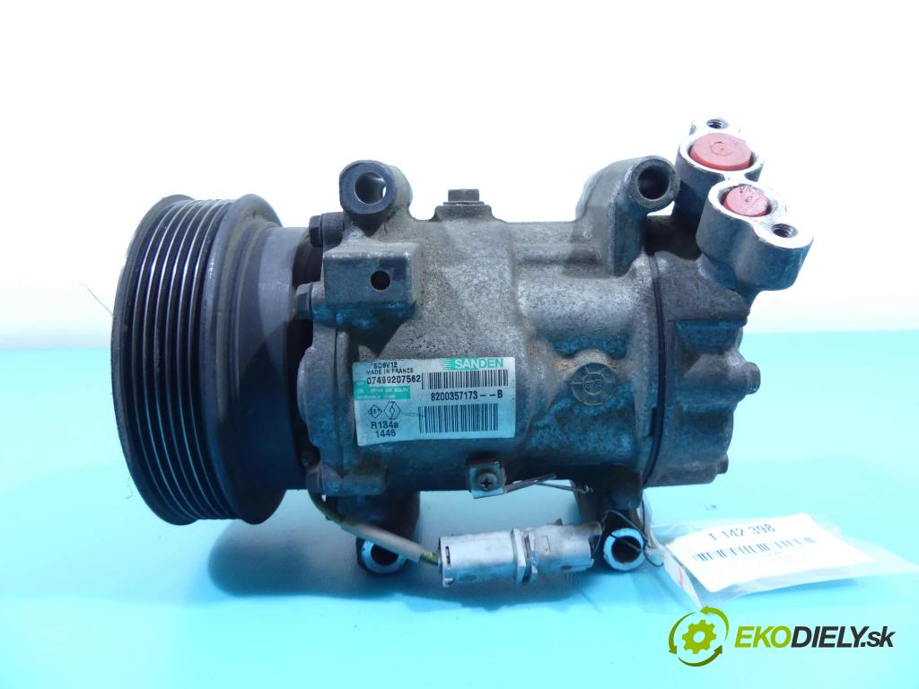 Renault Clio III 2005-2012 1,2.0 16v 75 HP manual 55 kW 1149 cm3 5- čerpadlo klimatizácie 8200357173-B