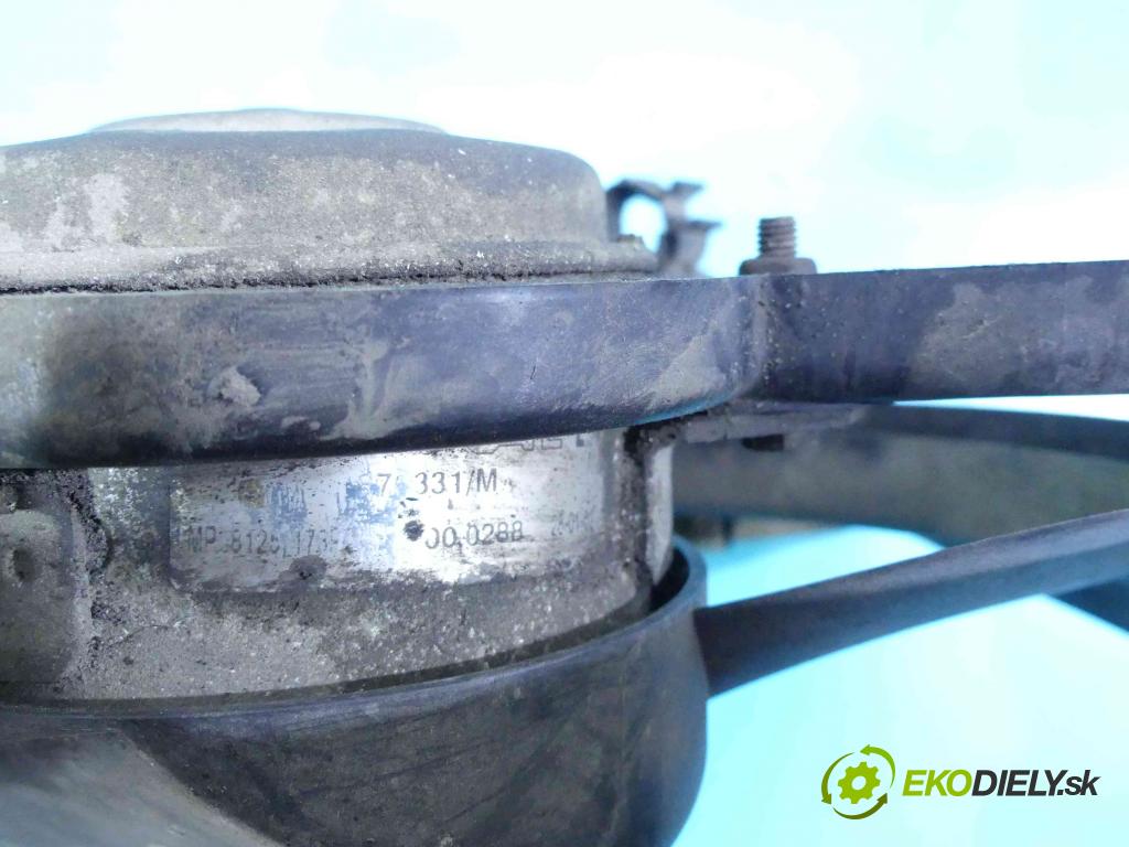 Fiat Palio II 2002-2006 1.6 16v 103 HP manual 76 kW 1596 cm3 5- Ventilátor chladiča