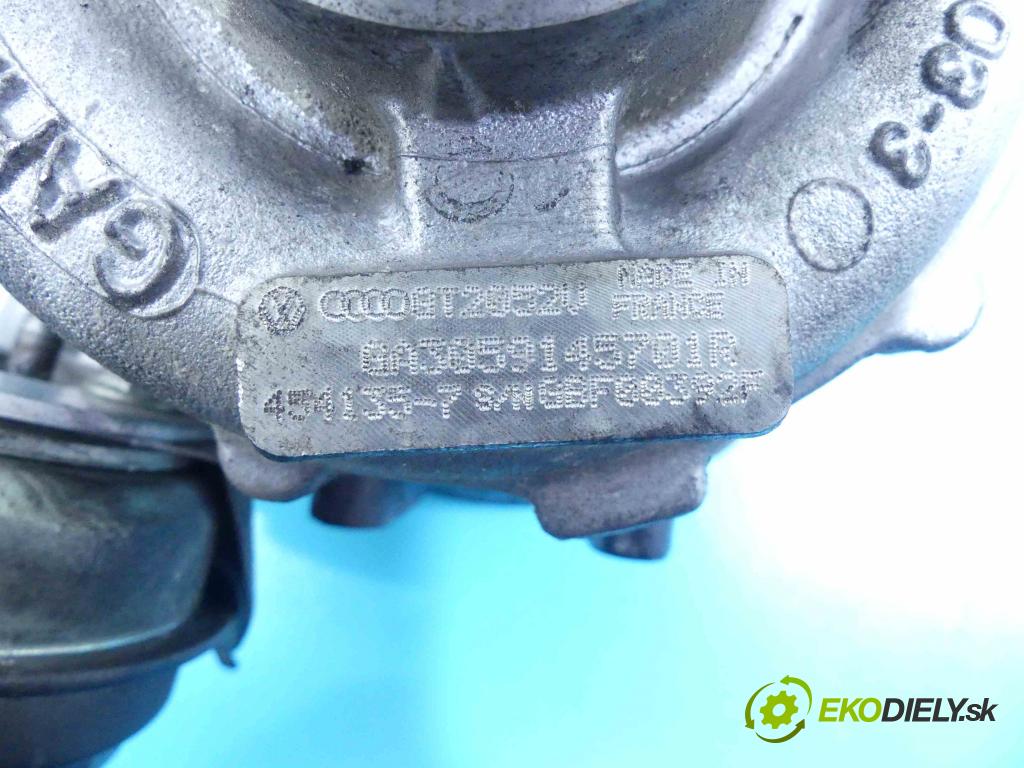 Audi A6 C5 1997-2004 2.5 tdi 163 HP manual 120 kW 2496 cm3 5- turbodúchadlo, turbo 454135-7 (Turbodúchadlá (kompletné))